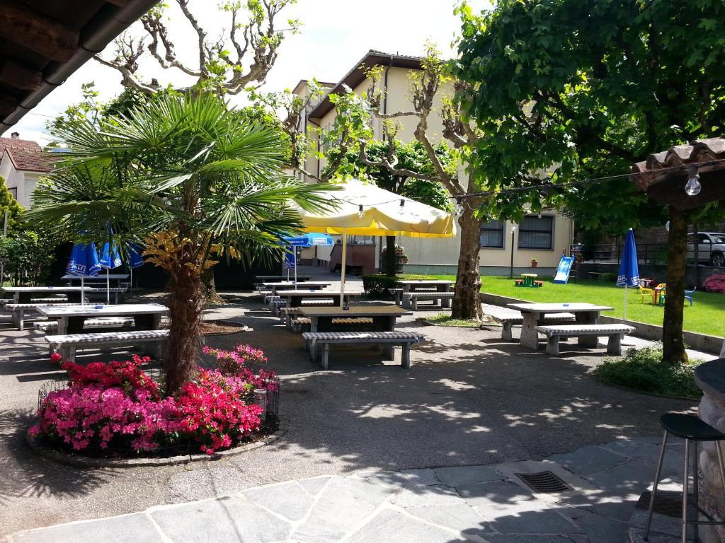Osteria Belvedere Losone Exterior foto